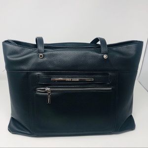 Steve Madden black tote with laptop bag insert